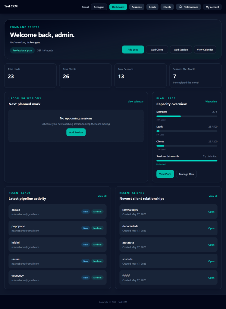 screencapture 127 0 0 1 8000 dashboard 2026 05 29 15 17 08